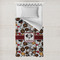 Dog Faces Toddler Duvet Cover w/ Name or Text