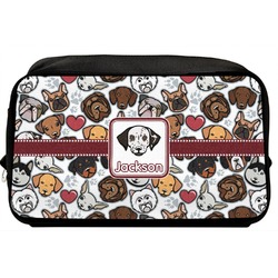 Dog Faces Toiletry Bag / Dopp Kit (Personalized)