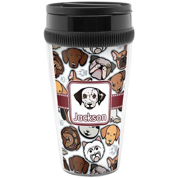 Custom Dog Faces Acrylic Travel Mug without Handle (Personalized)