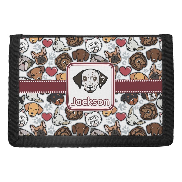 Custom Dog Faces Trifold Wallet (Personalized)