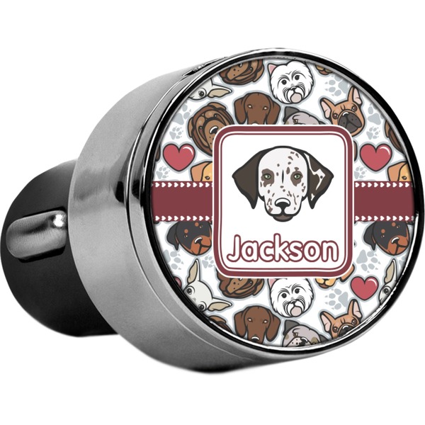 Custom Dog Faces USB Car Charger (Personalized)