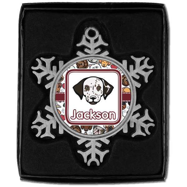 Dog Faces Vintage Snowflake - In box