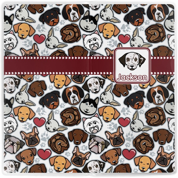 Dog Faces Vinyl Document Wallet - Apvl