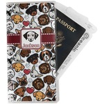 Dog Faces Travel Document Holder