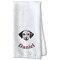 Dog Faces Kitchen Towel - Waffle Weave - Partial Print (Personalized)