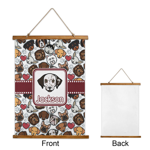 Dog Faces Wall Hanging Tapestry - Portrait - APPROVAL