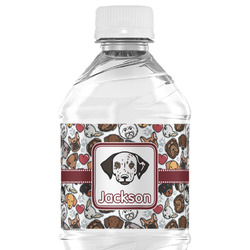 Dog Faces Water Bottle Labels - Custom Sized (Personalized)