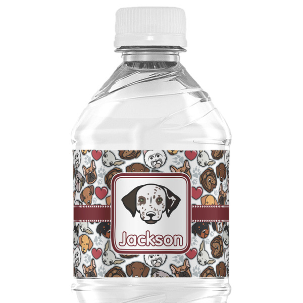 Custom Dog Faces Water Bottle Labels - Custom Sized (Personalized)