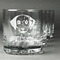 Dog Faces Whiskey Glasses (Set of 4) (Personalized)