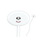 Dog Faces Oval Plastic Stir Sticks (Personalized)