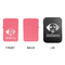 Dog Faces Windproof Lighters - Pink, Single Sided, w Lid - APPROVAL