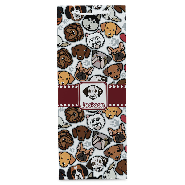 Dog Faces Wine Gift Bag - Gloss - Front