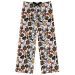 Dog Faces Womens Pajama Pants