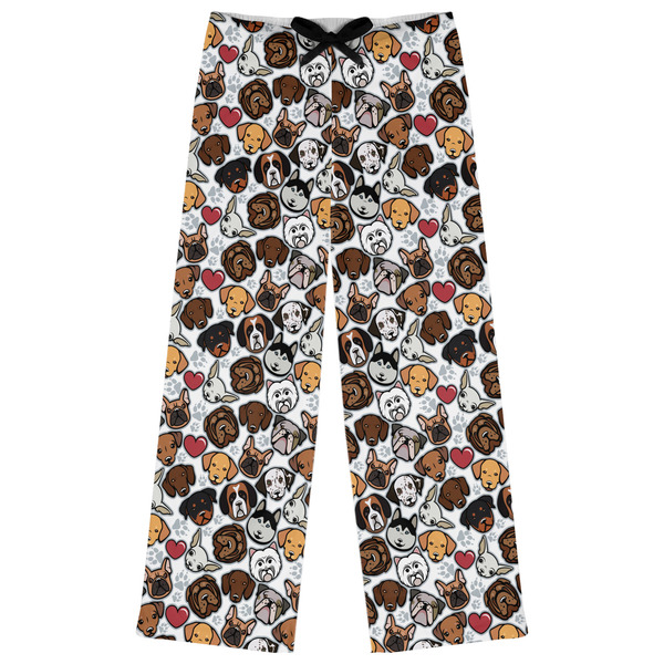 Custom Dog Faces Womens Pajama Pants - XS