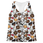 Dog Faces Womens Racerback Tank Top - Small