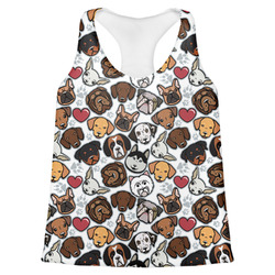 Dog Faces Womens Racerback Tank Top (Personalized)