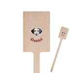Dog Faces Rectangle Wooden Stir Sticks (Personalized)