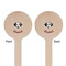 Dog Faces Wooden 6" Stir Stick - Round - Double Sided - Front & Back