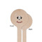 Dog Faces Wooden 6" Stir Stick - Round - Single Sided - Front & Back