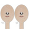 Dog Faces Wooden Food Pick - Oval - Double Sided - Front & Back