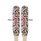 Dog Faces Wooden Food Pick - Paddle - Double Sided - Front & Back