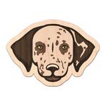 Dog Faces Genuine Maple or Cherry Wood Sticker
