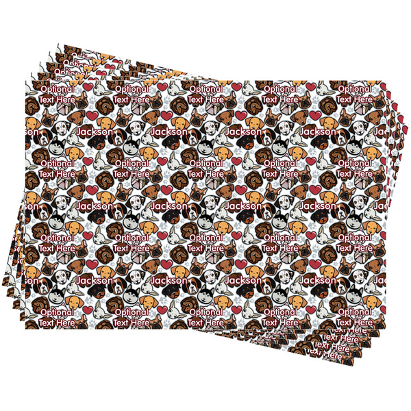 Dog Faces Wrapping Paper - 5 Sheets Approval