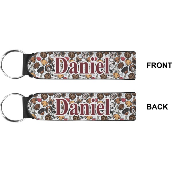 Dog Faces Wristlet (Front + Back)