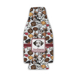 Dog Faces Zipper Bottle Cooler (Personalized)