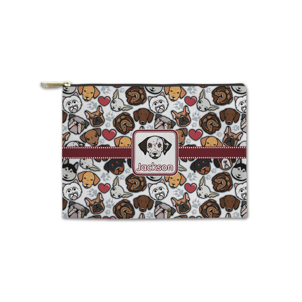 Custom Dog Faces Zipper Pouch - Small - 8.5"x6" (Personalized)