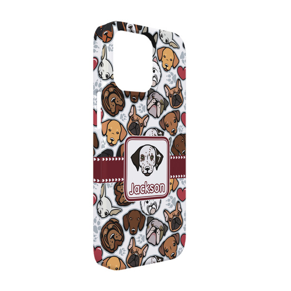 Custom Dog Faces iPhone Case - Plastic - iPhone 13 (Personalized)