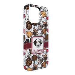 Dog Faces iPhone Case - Plastic - iPhone 13 Pro Max (Personalized)