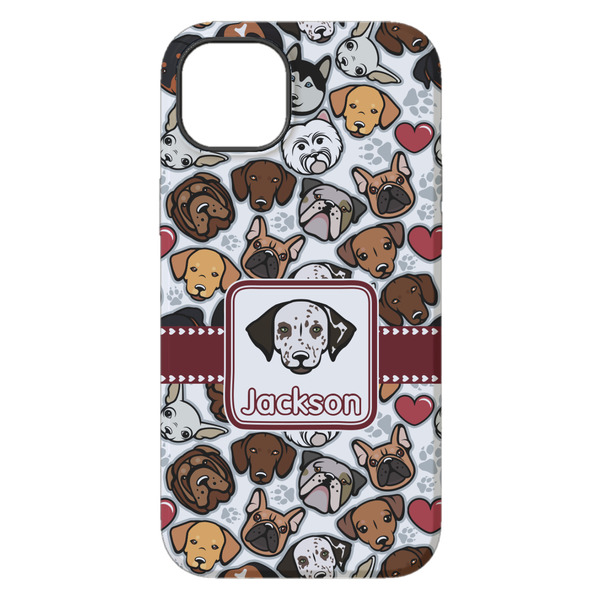 Dog Faces iPhone 14 Plus Tough Case - Back
