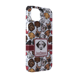 Dog Faces iPhone Case - Plastic - iPhone 14 Pro (Personalized)