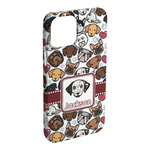 Dog Faces iPhone Case - Plastic - iPhone 15 Pro Max (Personalized)