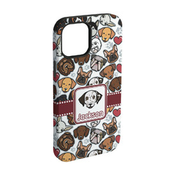 Dog Faces iPhone Case - Rubber Lined - iPhone 15 (Personalized)