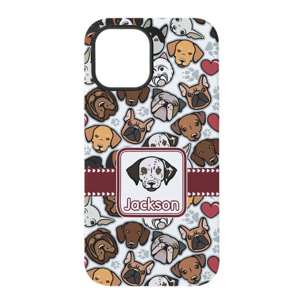 Dog Faces iPhone 15 Tough Case - Back