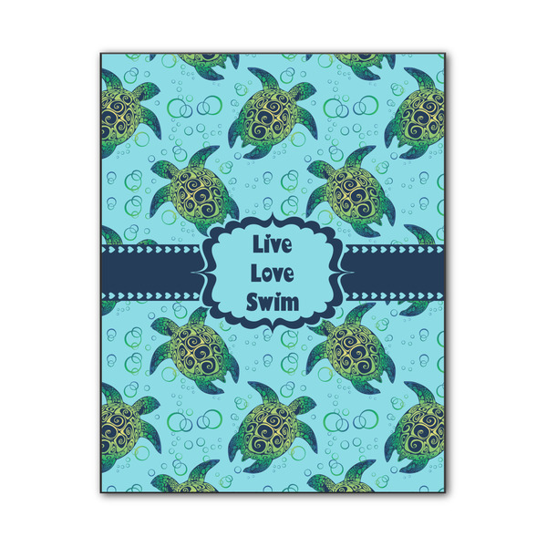 Custom Sea Turtles Wood Print - 11x14