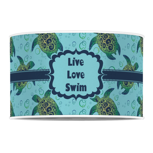Sea Turtles 12" Drum Lampshade - FRONT (Poly Film)