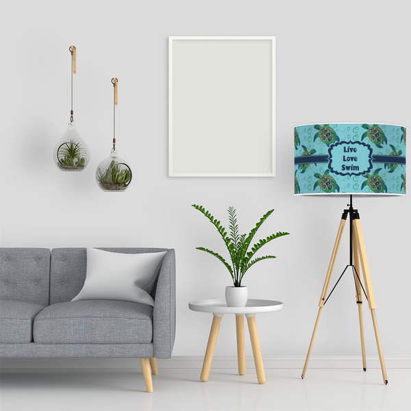 Sea Turtles 12" Drum Lampshade - LIFESTYLE