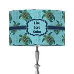 Sea Turtles 12" Drum Lamp Shade - Fabric