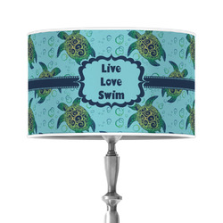 Sea Turtles 12" Drum Lamp Shade - Poly-film