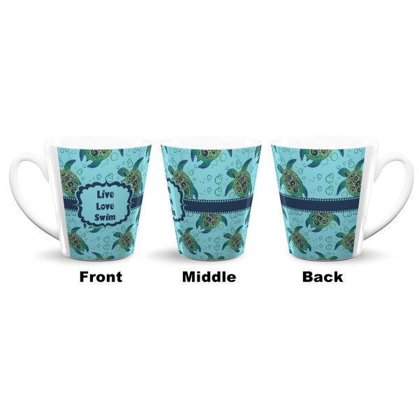 Sea Turtles 12 Oz Latte Mug - Approval
