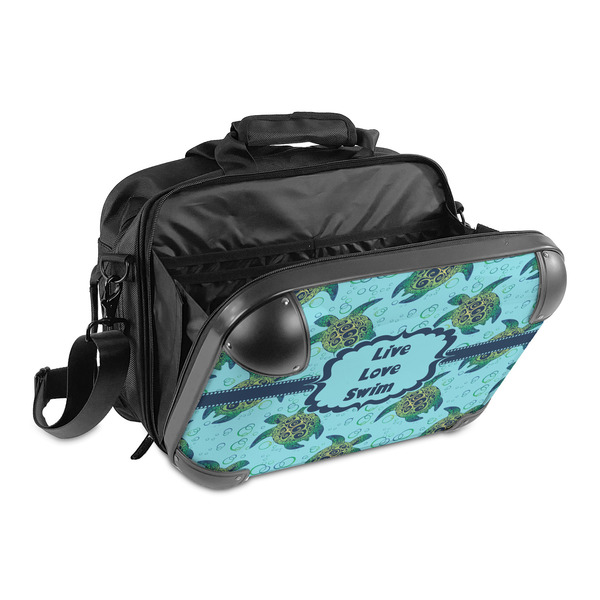 Sea Turtles 15" Hard Shell Briefcase - Open