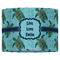 Sea Turtles 16" Drum Lampshade - FRONT (Fabric)