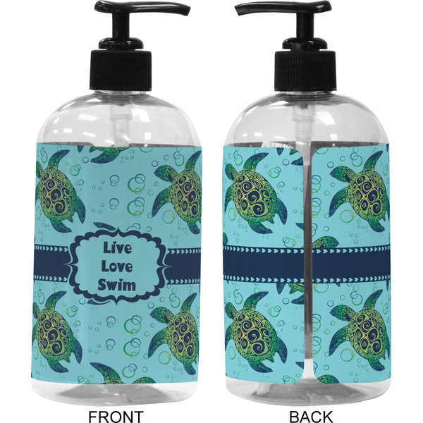 Sea Turtles 16 oz Plastic Liquid Dispenser (Approval)