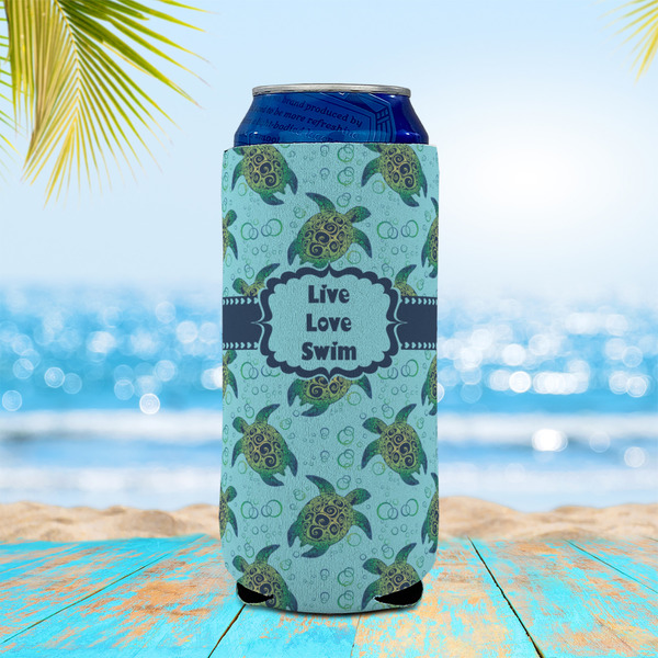 Sea Turtles 16oz Can Sleeve - LIFESTYLE