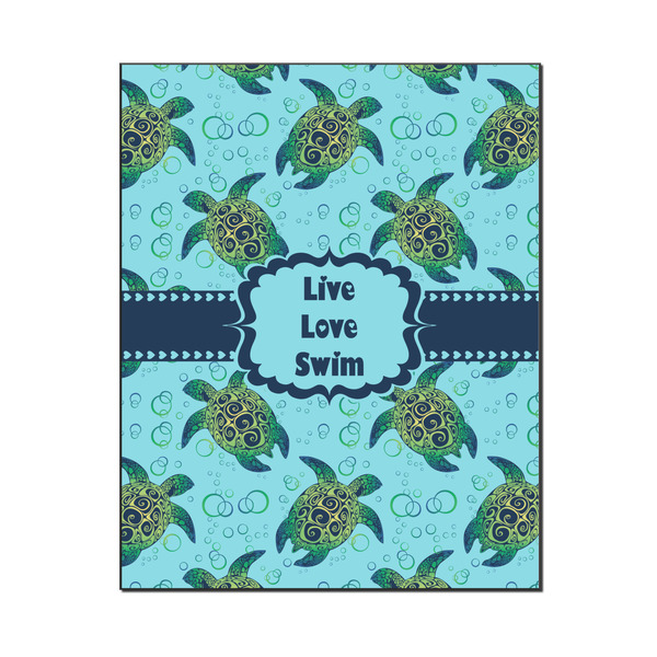 Custom Sea Turtles Wood Print - 16x20