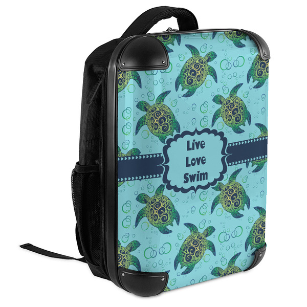 Sea Turtles 18" Hard Shell Backpacks - ANGLED VIEW