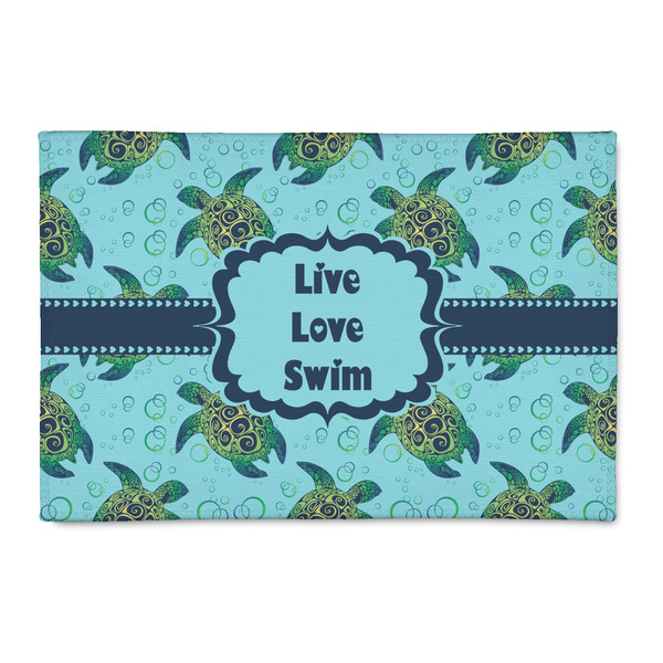 Custom Sea Turtles 2' x 3' Indoor Area Rug